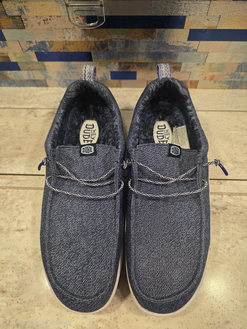 Men's Hey Dude, Wally H2O Mesh Slip-On -Size 11
